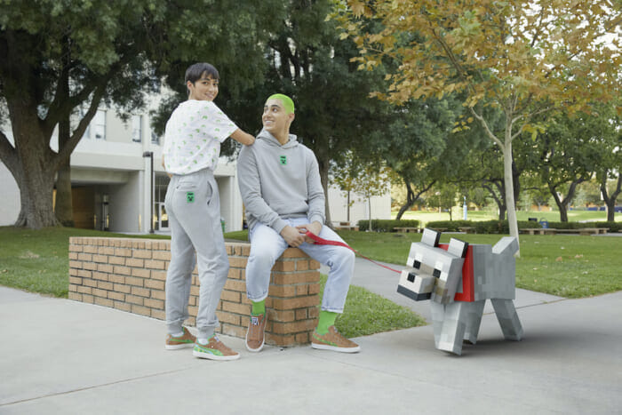 プーマがマインクラフトとコラボ。3Dブロックの仮想世界をデザインで表現。