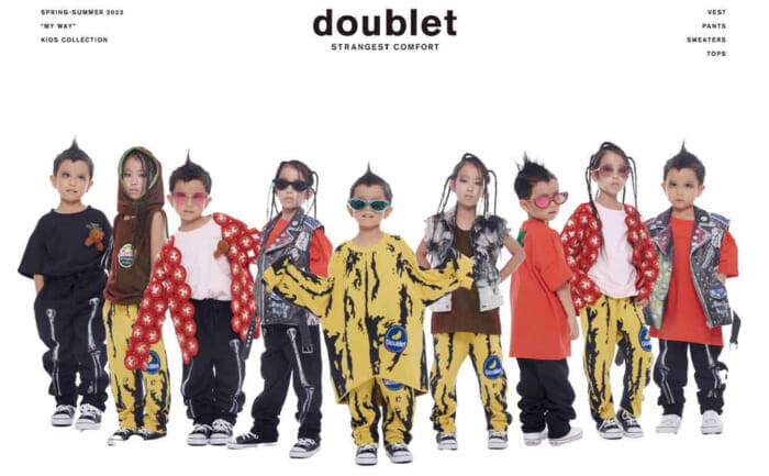 こんなにもキュートでパンキッシュな子供服見たことない！？ そう、ダブレットの仕業です。