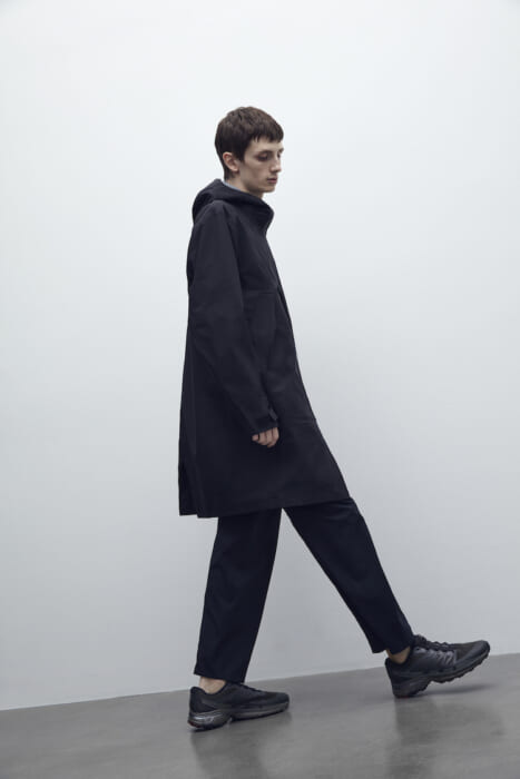 Veilance's new waterproof outerwear arrives. Leave the comfort of urban living to these three garments.