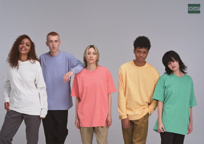 ゴートからエシカルラインが登場。毎日着用するTシャツから、サステナビリティを取り入れてみませんか?