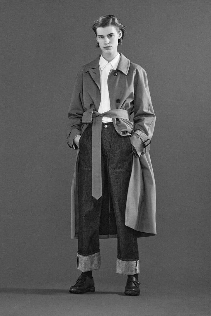 値下げ☆暖か☆美品WネームMARGARET HOWELL✖️FOXBROTHERS MARGARET HOWELL × FOX BROTHERS マーガレットハウエル 2022