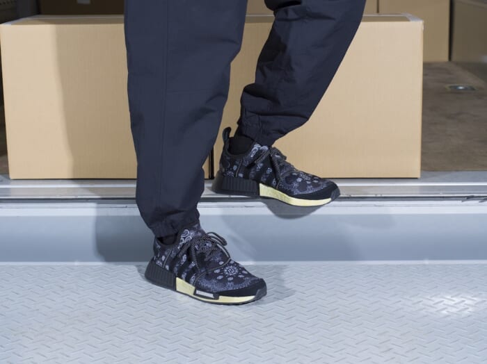 adidas Originals x Neighborhood, the model that sold out instantly at the beginning of the year, is back. Look out for the bandana pattern that will make a statement on your feet.