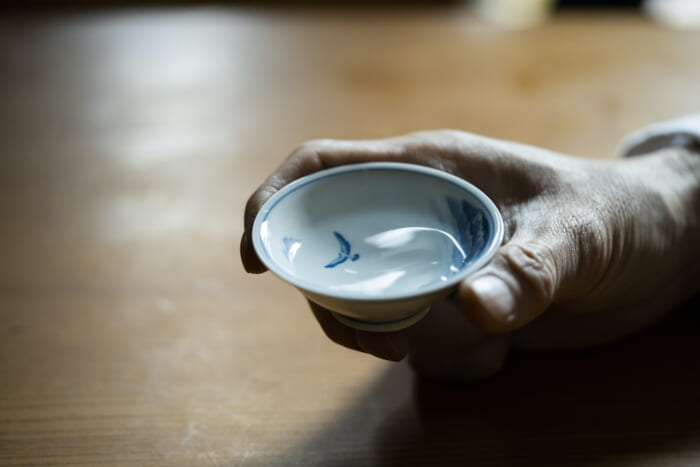 Hasami-ware sake cups made by the great art director and izakaya explorer, Kazuhiko Ota. Zento seems to be good for more than just curry dishes.