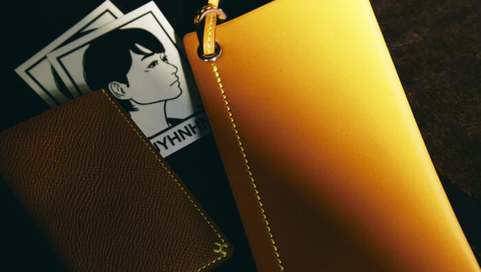 Series "Aspiring Masterpieces" No.245 "H" is a small leather goods by Hermes with a hidden stitchwork.