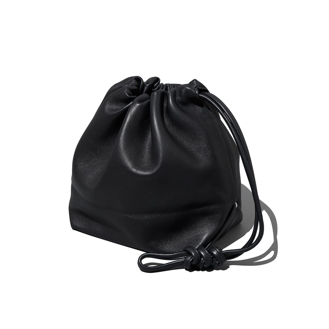 NOWHOW CHUCK グリーン　レザー　巾着 NOWHOW CHUCK グリーン レザー 巾着