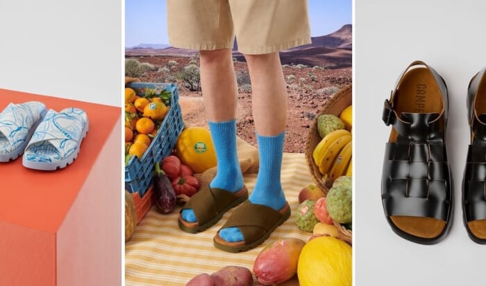 夏のカンペールはBRUTUSで決まり！ スペインの春風に乗って、6型のサンダルが届きました。