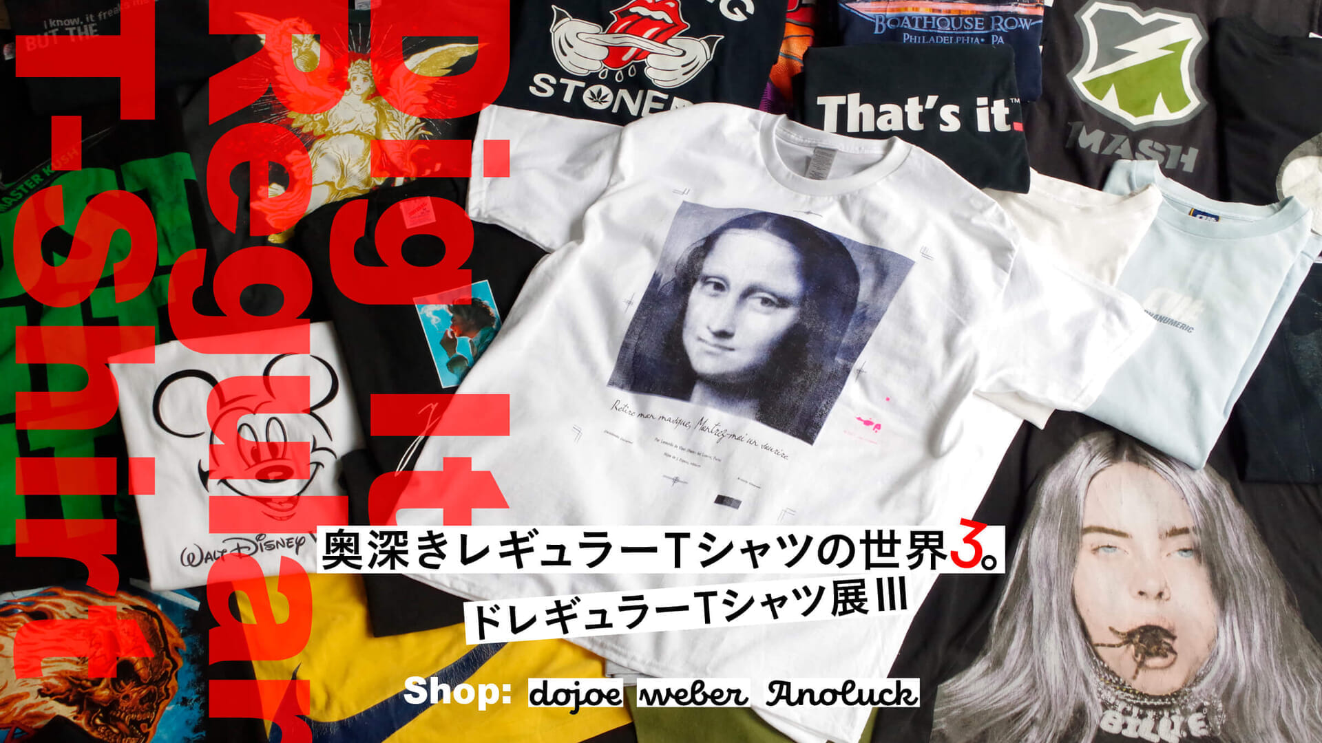 奥深きレギュラーTシャツの世界3。