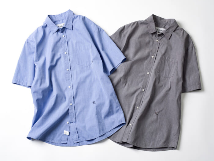 Frank & Irene and RHC's supple poplin shirt. Just throw it on over a white T-shirt and you've got yourself a perfect look.