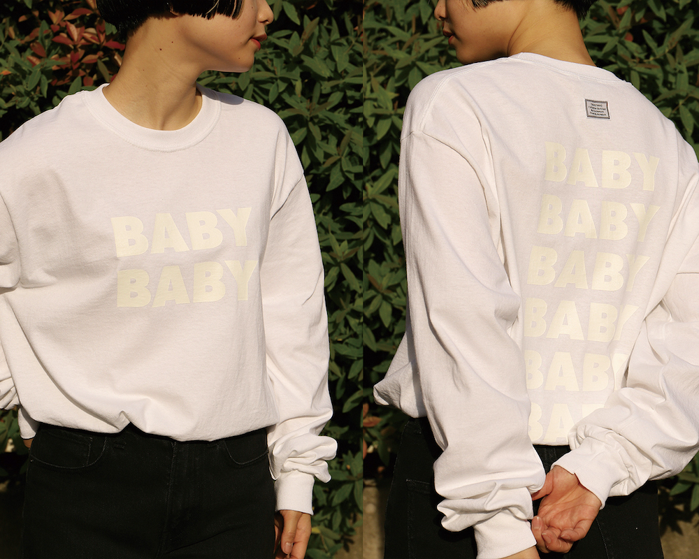 銀杏BOYZ × タンタンのBABY BABY Tシャツが6年ぶりに復刻。新色とロンT ...