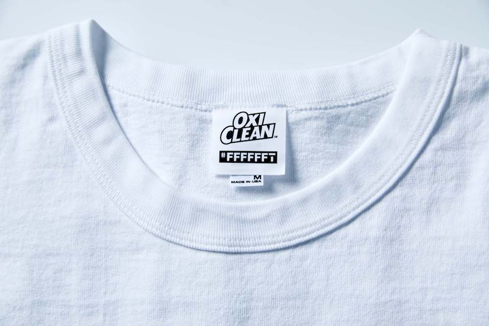 白を愛し、白に愛された究極のTシャツ爆誕。洗剤ブランドと#FFFFFFTが