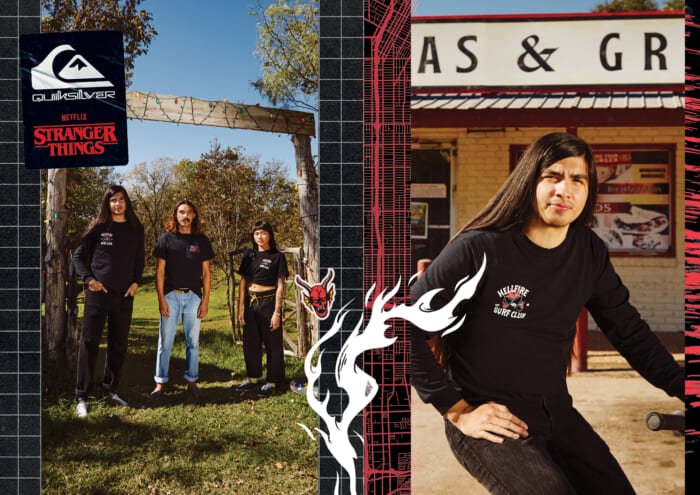 Continuing news, arriving! The full story of the collaboration between Quiksilver and "Stranger Things: The Unknown World 4" is now available... as well as the original spin-off-like short film video.