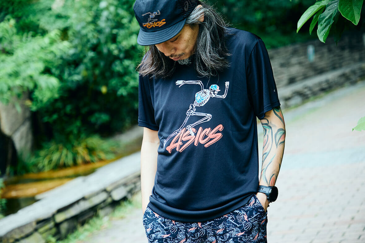 美品 XLサイズ】ELDORESO ASICS Tシャツ-