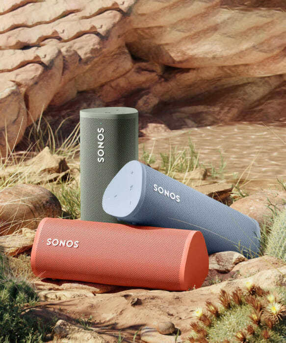 Sonos Roam新色がビームス限定で発売。キャンプ、家バーベキュー、公園ピクニック、自宅での映画鑑賞…すべてのチルの側にソノスあり。
