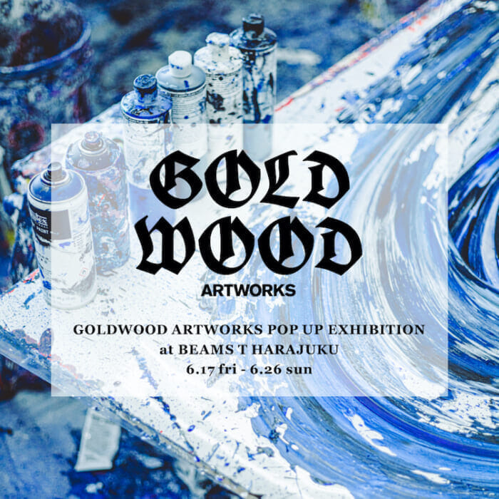 Reki Yamaguchi and GOLDWOOD ARTWORKS, who pursue new expression, will hold an art show at BEAMS T Harajuku.