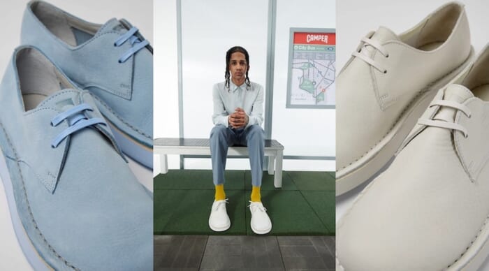 サムズアップな夏を、このBROTHERS POLZEといっしょに。まるで親指のようなカンペールのダービーシューズ、発売中です。