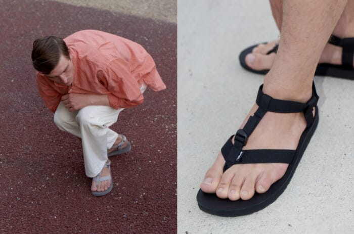 A limited edition sandal reissued from a 90's model. The Teva® and Captain Sunshine pair is packed with enduring appeal.