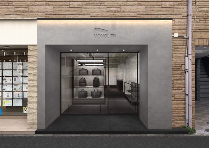 The next stage of Monolith will be located on Kotto Dori in Minami Aoyama, Tokyo. The long-awaited flagship store will open, offering all of the bags that we have been particular about.