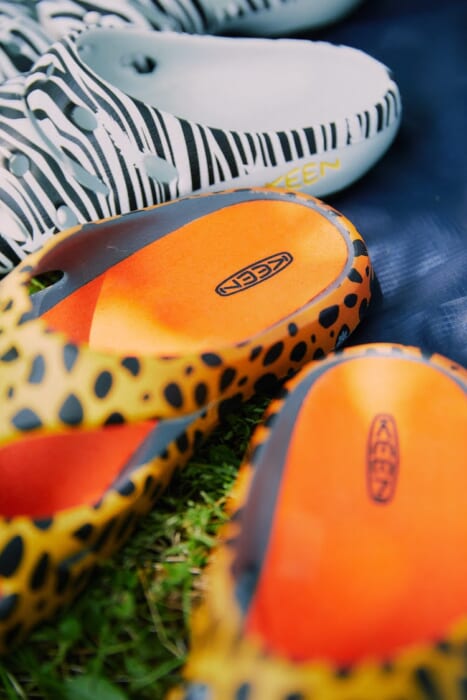 A brawny cheetah or a quick zebra? Blame it on atmos and keen and summer, and put on your bold sandals.