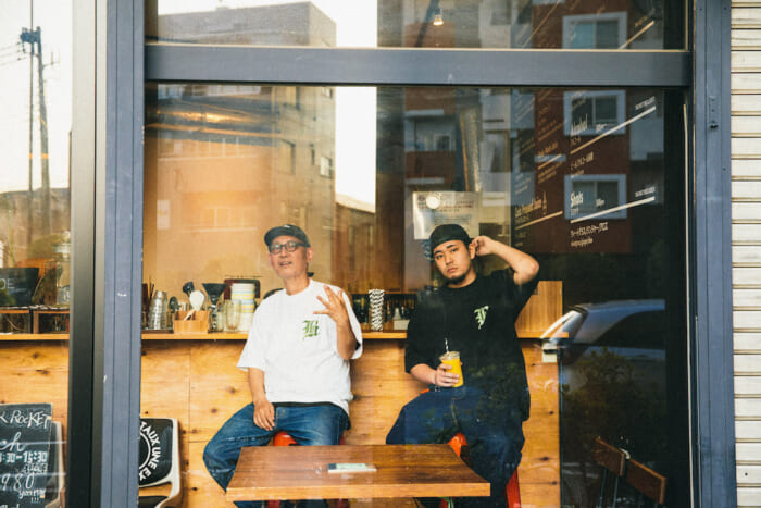 Visuals feature NIPPS and S-kaine. Modern and casual, this is the latest collaboration T from Backchannel.