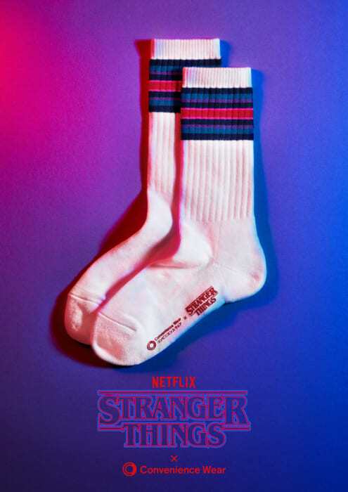 That work, that combination, and FamilyMart. Line socks and Imabari towels are now dyed in the world of "Stranger Things: The Unknown World 4".