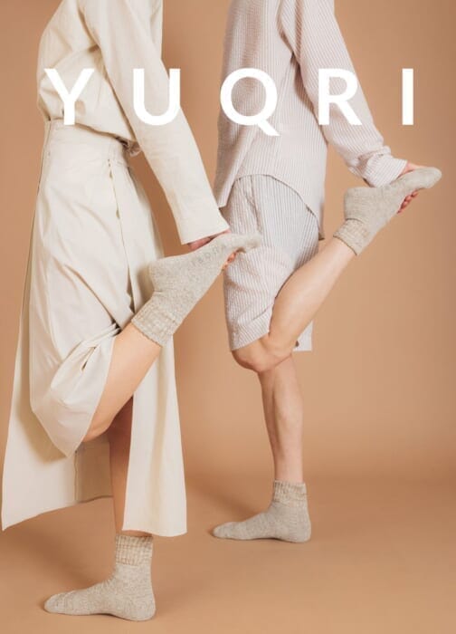 More than bare feet , Yukuri. A new sock brand that solves everything - sweat, odor, and comfort - is now available.