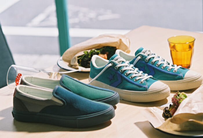 コンバース スケートボーディングとセイハローが手を組んだら、ひたすらポップなカラーリングのスニーカーが出来上がりました。