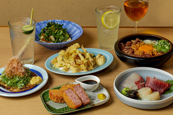 Enjoy our special sours and tsumami , and finish with udon. Nyokaya Chosuke's Tokyo sister restaurant, Hakata Chosuke, opens in Nakameguro.