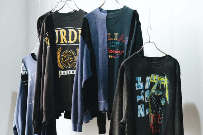 ハレのサブライン、アールイーがツナギジャパンとコラボ。サスティナブルでエッジの効いた一点モノのウェアが登場。