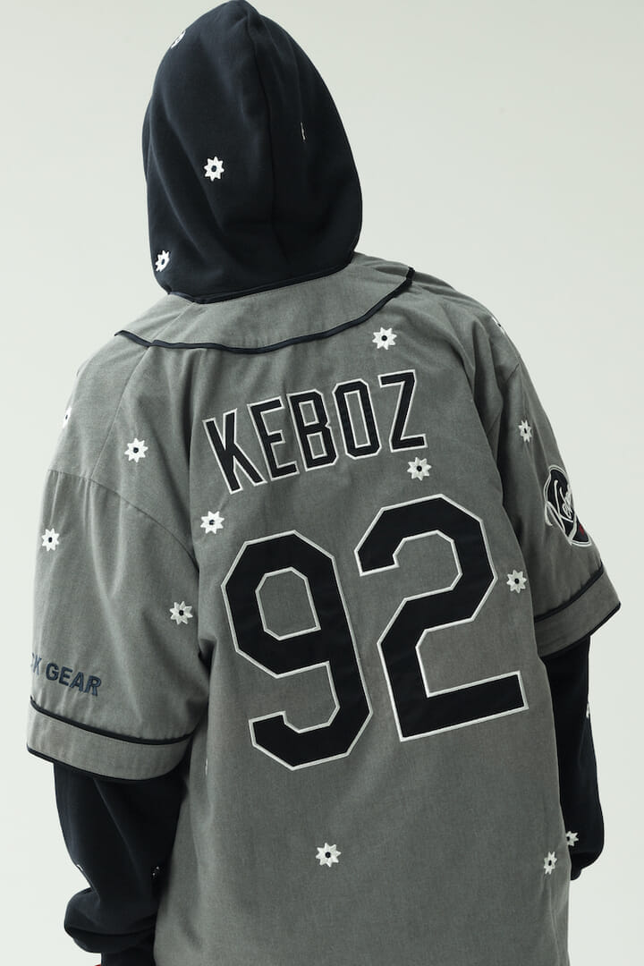 【希少】keboz ベースボール　シャツ　フリークスストア限定　コラボ