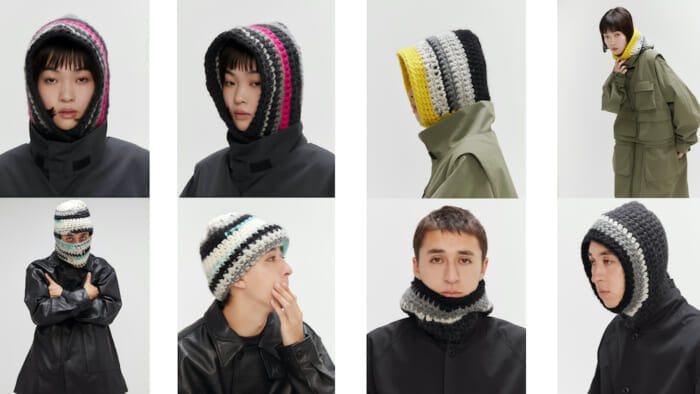 It's up to you how you use it. ⁉︎ Amano's headwear, full of individuality and warmth, is now available for order at Align.