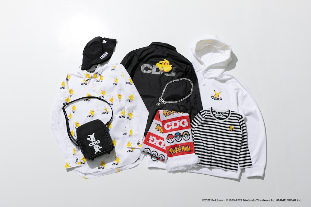 CDG × Pokémon！ ピカチュウも登場する、異色のコラボアイテムが発売 ...