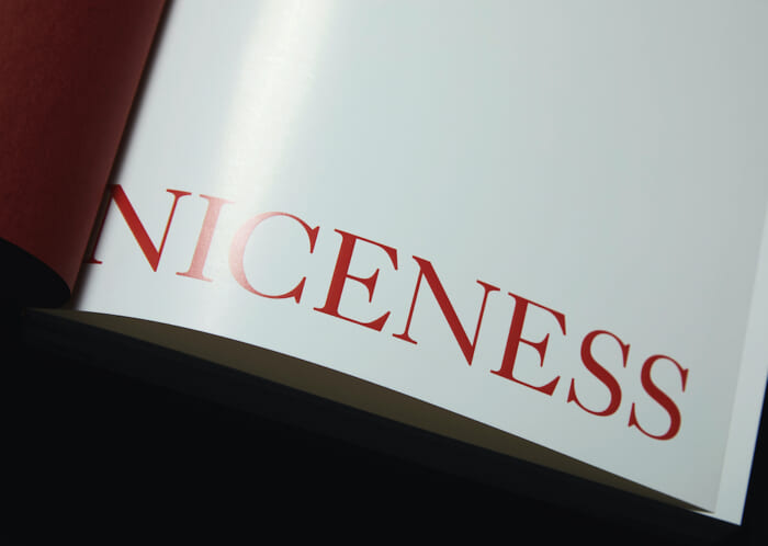 This archive book is a concentrated collection of the creativity of Nice Ness, and is limited to 150 copies.