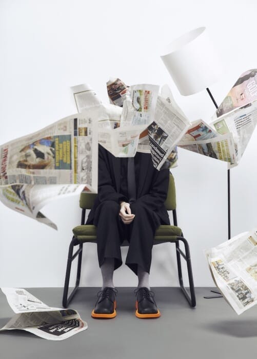 カンペールの振り幅に驚かされる新作「MIL 1978」。70年代の空気を孕んだベーシックなモデルでも、ひと捻りでブランドらしく。