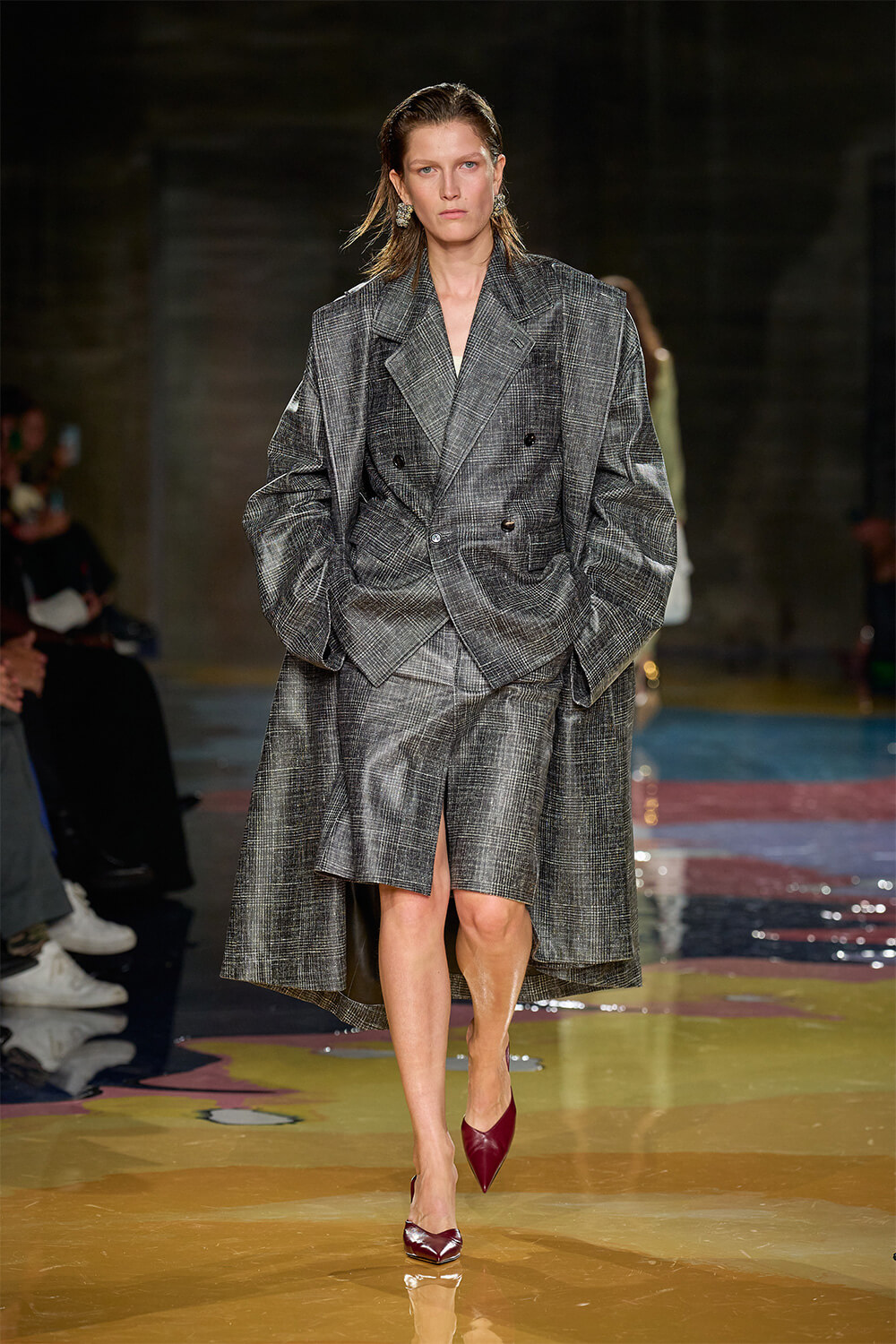 ボッテガヴェネタ パイソン スカート（M相当）水ヘビ イタリア製 個性的 フレア BOTTEGA VENETA | HOUYHNHNM（フイナム）