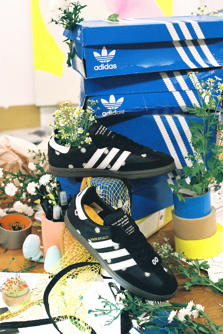 FACE × atmos × adidas Samba