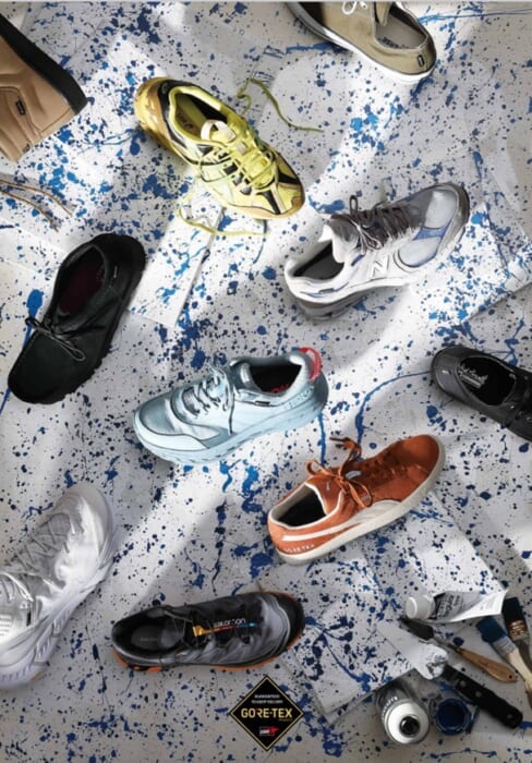 ゴアテックス搭載モデルが一挙集結！ アトモスのポップアップで、雨の日を乗り切るタフな一足に出合いましょう。