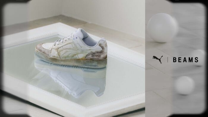 プーマの名品が、使い古したヴィンテージとしてリリースされます。ビームス別注のものづくりが新たな次元へ進出です…