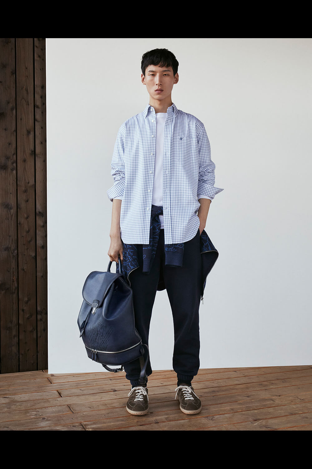 BERLUTI シルクウールオーバーサイズパーカー クリスヴァン