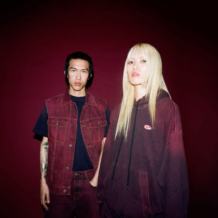 Diesel's capsule collection celebrates the start of the New Year. The lineup includes genderless items.