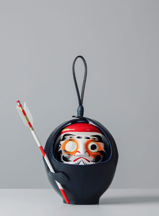 Tsuchiya Bag Factory developed a bag specially for Daruma dolls! An exhibition event was also held at Hotta-yu, a public bathhouse in Nishi Arai.