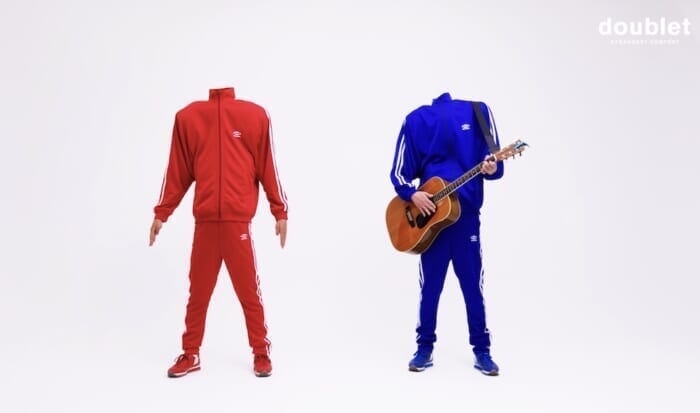 Invisible man in a jersey, why is that? I can't get an answer even if I think about it, I wonder why.... Doublette is in good spirits today.