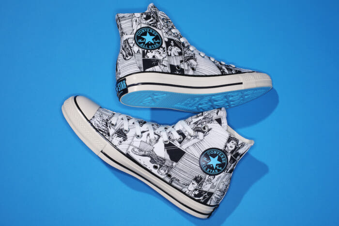 映画公開目前のBLUE GIANTが、コンバースとコラボ。大胆にイラストをプリントしたALL STARが登場。