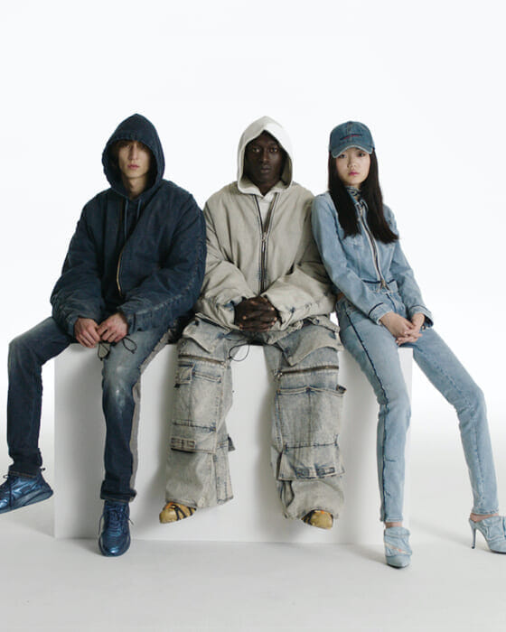 Rehabilitating waste and showing new possibilities for denim . Diesel Rehab Denim will be launched.