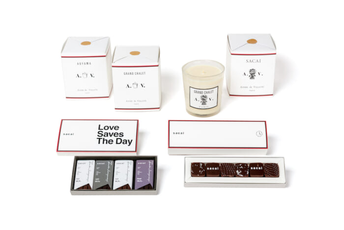 sacai chocolates and candles for Valentine's Day. This is what adult luxury is all about.