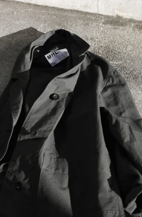 汗ばむ季節に備えて、和紙の服を。MHL.の新たな試みです。