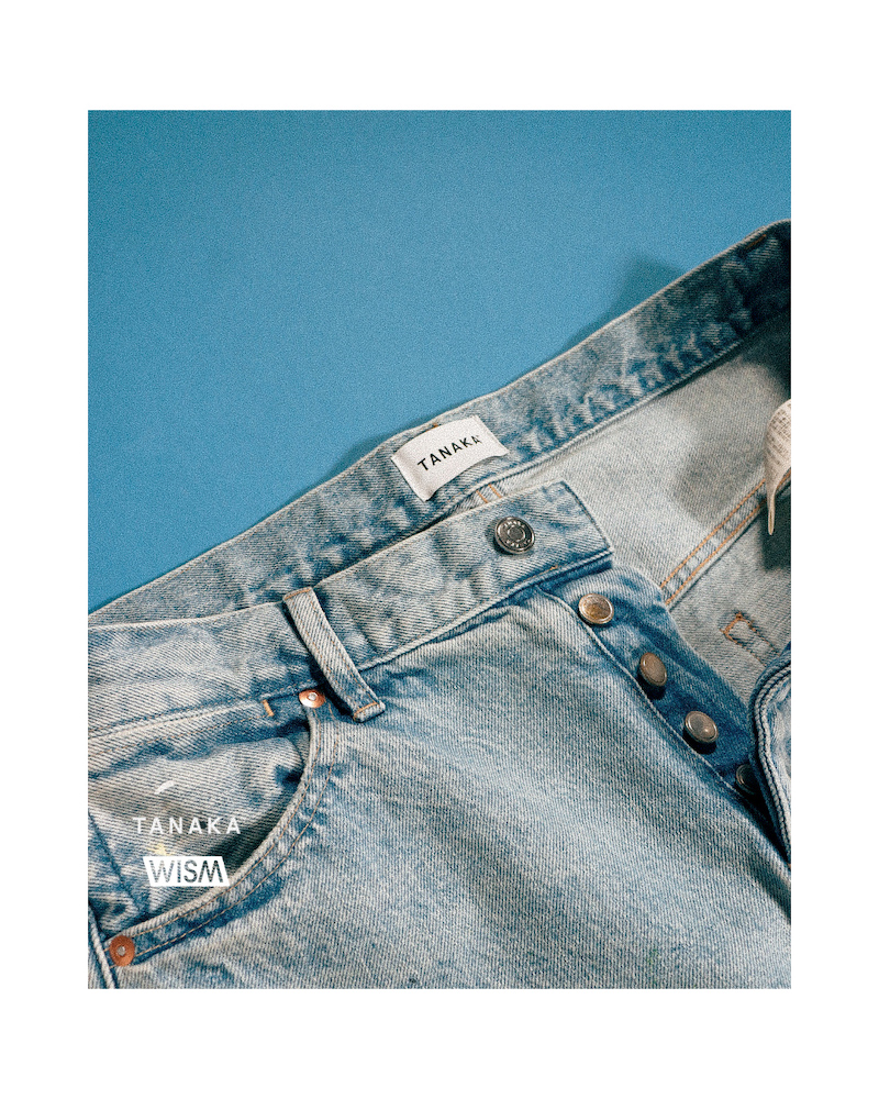 TANAKA's first men's special order denim comes from Wism