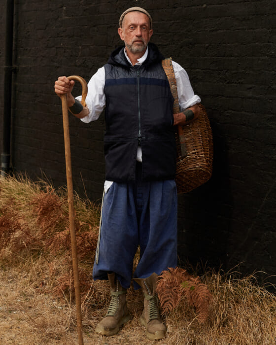 England's conscience, Lavenham, launches a technical gilet. It is a collaboration with fellow countryman Ryan Gander.
