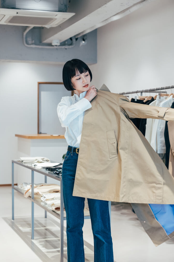 ナナミカのゴアテックス ステンカラーコートを1ヶ月、着てみたら