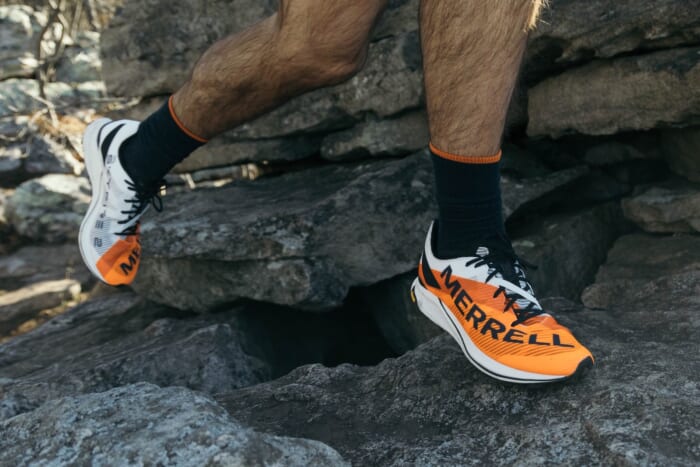 Lightweight anyway! Merrell's MTL SKYFIRE 2 trail running shoes are now available. It weighs less than 200g.