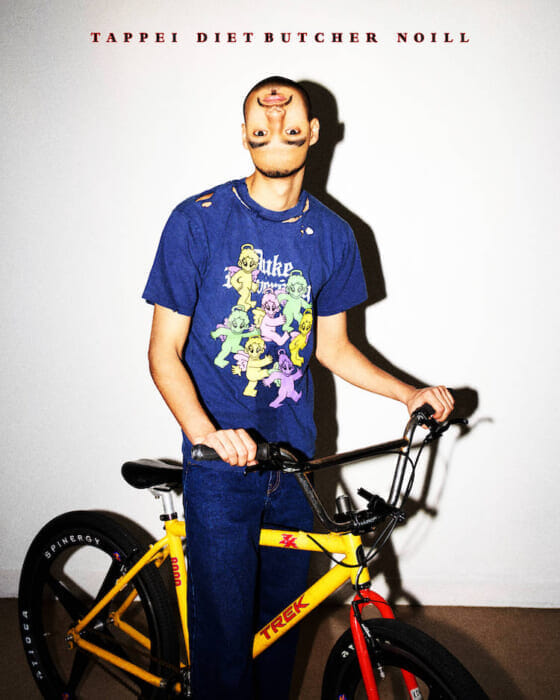 TAPPEI, Diet Butcher, and Noir Triple Collaboration! Tattoo and vintage clothing, two cultures connected by vibes.